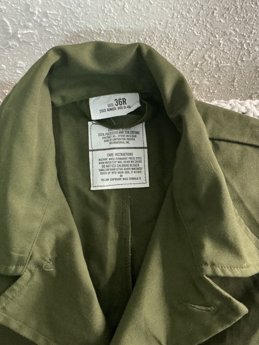 (NO NAME) WOMAN ARMY GREEN ONE PIECE WORK JUMPSUIT 36R